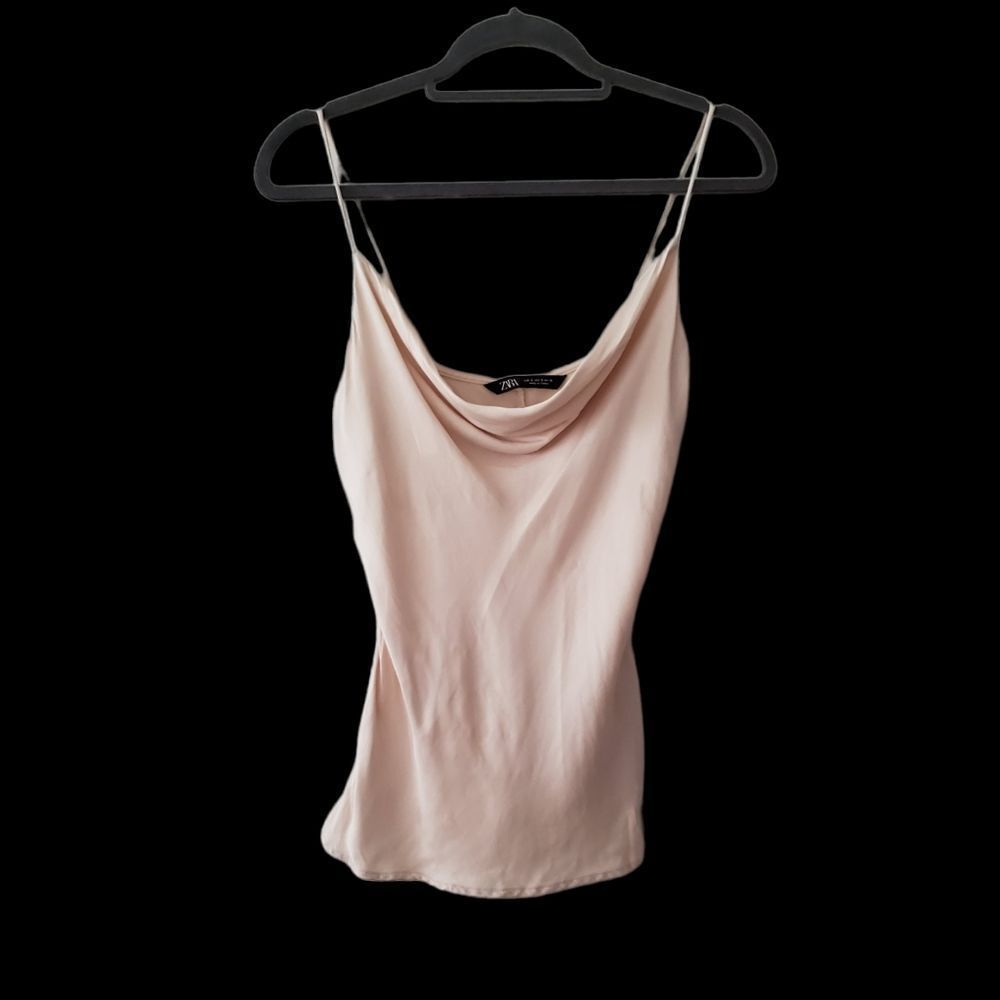 *Zara Liquid Nude Tank Sz S
